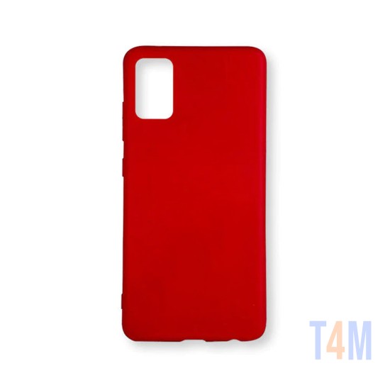 Funda de Silicona para Samsung Galaxy M51 Rojo